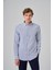 Erkek Lacivert Slim Fit Düğmeli Yaka Gömlek 1
