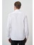 Erkek Beyaz Pamuk Trend Slim Fit Dar Kesim Non Iron Gömlek 4