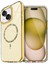 Apple iPhone 14 Live Diamond Magsafe Kapak - Sarı 1