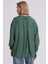 Kadın Zümrüt Oversize Gömlek | Düşük Omuzlu Cep Detaylı | Rahat Kalıp 2