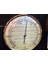 Ahşap Kaidesinde Alman Derece Barometre ve Higrometre 42 cm 21 cm 3 cm Ölçülerinde 3
