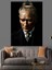 Mustafa Kemal Atatürk Dekoratif Kanvas - Mdf Ahşap Tablo 3