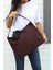 Hathor Kadın Shopper Tek Saplı Süet Omuz Çantası 6