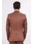 Slim Fit Mono Yaka Kiremit Yünlü Takım Elbise 4
