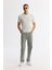 Erkek Haki %100 Pamuk Tokyo Straight Fit Jean Pantolon A51Y3542 15