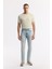 Erkek Açık Mavi Pamuklu Berlin Slim Fit Jean Pantolon A51Y3525 8