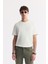 Erkek Haki Eskitme Yıkamalı Esnek Berlin Slim Fit Jean Pantolon B003524 13