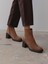Etno Camel Süet Hakiki Deri Kadın Bot 1