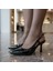 Zenna | Kadın Arkası Açık Stiletto - Çiğdem Kundura - Zenna - Siyah - 38 2