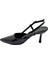 Zenna | Kadın Arkası Açık Stiletto - Çiğdem Kundura - Zenna - Siyah - 38 5