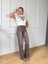 Zr Kahve Wide Leg Jean 4