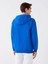 Xsıde Mavi Uzun Kollu Baskılı Erkek Kalın Hoodie 5