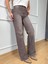Zr Kahve Wide Leg Jean 10