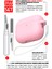 Pro 3.Nesil Uyumlu Pembe Silikon Kulaklık Kılıfı, Kulaklık İpi Ve 3'ü 1 Arada Temizleme Kalemi Seti 2