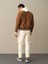 Erkek Camel Regular Fit Bomber Mont 6