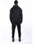 Erkek Regular Fit Kapüşonlu Omuz Detaylı Baskılı Sweatshirt 6