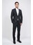 Slim Fit Mono Yaka Siyah Takım Elbise 1