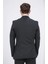 Slim Fit Mono Yaka Siyah Takım Elbise 4