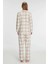 Arias Closet Pamuklu Uzun Kol Gömlek Pantolon Pijama Takımı 3