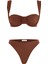 Balenli Kahverengi Bikini 1