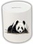 Yerdeki Panda Baskılı Kumbara - Seramik Para Biriktirme Kumbarası 1