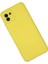 Samsung Galaxy A03 Kılıf Nano Içi Kadife Silikon - Sarı 3