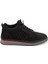 Siyah Hakiki Nubuk Deri Erkek Sneaker - E23S1AY56386-A64 11