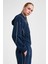 Kadın Fermuarlı Kapüşonlu Sweatshirt 25N-2113 2
