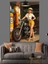 Motosikletli Pin Up Kadın Dekoratif Kanvas - Mdf Ahşap Tablo 3