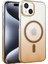 Apple iPhone 15 Plus Glossy Magsafe Kapak - Çöl Titanyum 1