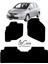 Honda Jazz 1 Hatchback Klasik Uyumlu Lacasa Halı Paspas Takımı 2002-2008 #arka Tek 1