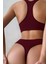 Kadın Bordo Desteksiz Seamless Tangalı Iç Çamaşır Takımı 2