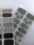 Kendinden Yapışkanlı Nail Sticker 2 Paket Tırnak Stickeri Takma Yapışkanlı Oje Siyah ve Yeşil Tonlar 1