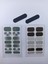 Kendinden Yapışkanlı Nail Sticker 2 Paket Tırnak Stickeri Takma Yapışkanlı Oje Siyah ve Yeşil Tonlar 2