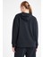 Kadın Fermuarlı Kapüşonlu Sweatshirt 25N-2103 4