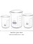 Beher Cam Set 50-100-250 ml / Kısa Form + Baget Cam Ø 6 mm x 30 cm Hediye 2