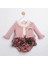 Kız Bebek Rose Poposu Fırfırlı 3'lü Takım CMN-3738 3