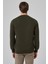 Erkek Haki Basic Bisiklet Yaka Dynamic Fit Rahat Kesim Triko 5