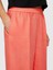 %100 Keten Beli Büzgülü Önü Pileli Geniş Paça Pantolon Kadın Düzenlenecek Pantolon - 324P4AGHLF03U 2
