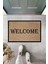 Modern Dijital Baskı - Çerçeveli Welcome - Kapı Önü Paspası 1