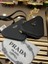 PRADA Çift Çanta Çift Kulplu Ayrılabilir Çok Amaçlı Orta Boy Çanta 5
