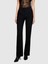 Viskoz Karışımlı Normal Bel Esnek Flared Fit Pantolon Kadın Siyah Pantolon - 323A4KVXLF03I 2