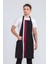 Erkek Boyundan Asmalı Çizgili Barista Şef Mutfak Önlüğü 1