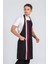 Erkek Boyundan Asmalı Çizgili Barista Şef Mutfak Önlüğü 4