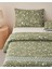 Florish Pamuk Tek Kişilik Nevresim Takımı 160X220 cm Yeşil 2