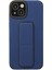 iPhone 14 Plus Kılıf Mega Standlı Silikon - Mavi 1
