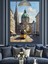 Tarihi Avusturya Viyana Şehir Manzarası Dekoratif Kanvas - Mdf Ahşap Tablo 5