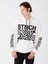 Xsıde Ekru Uzun Kollu Baskılı Erkek Kalın Hoodie 3
