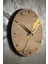 40 cm Modern Tasarım Yarık Desenli Ahşap Mdf Duvar Saati 2