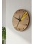 40 cm Modern Tasarım Yarık Desenli Ahşap Mdf Duvar Saati 3